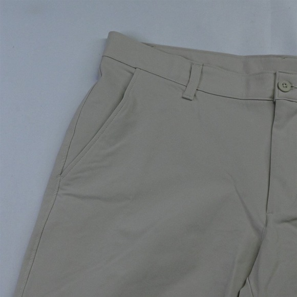 Under armour 36 x 10" Khaki 1350071 UA Tech‎ Heat Gear Golf Shorts - Picture 2 of 5